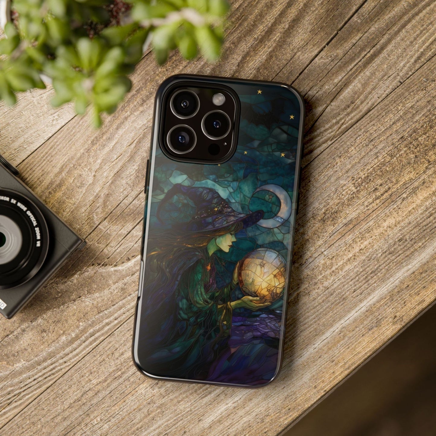 Vintage Witch Halloween Phone Case for iPhone, Galaxy & Pixel