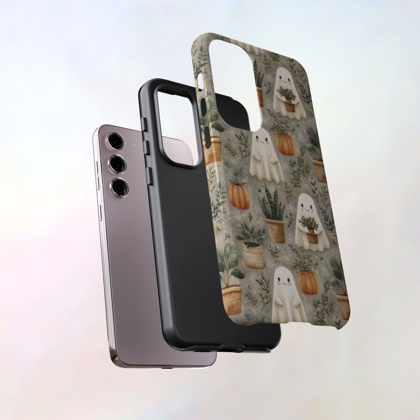 Spooky Plant Mom Phone Case – Haunted House Plants Halloween Cover for iPhone, Galaxy, Pixel