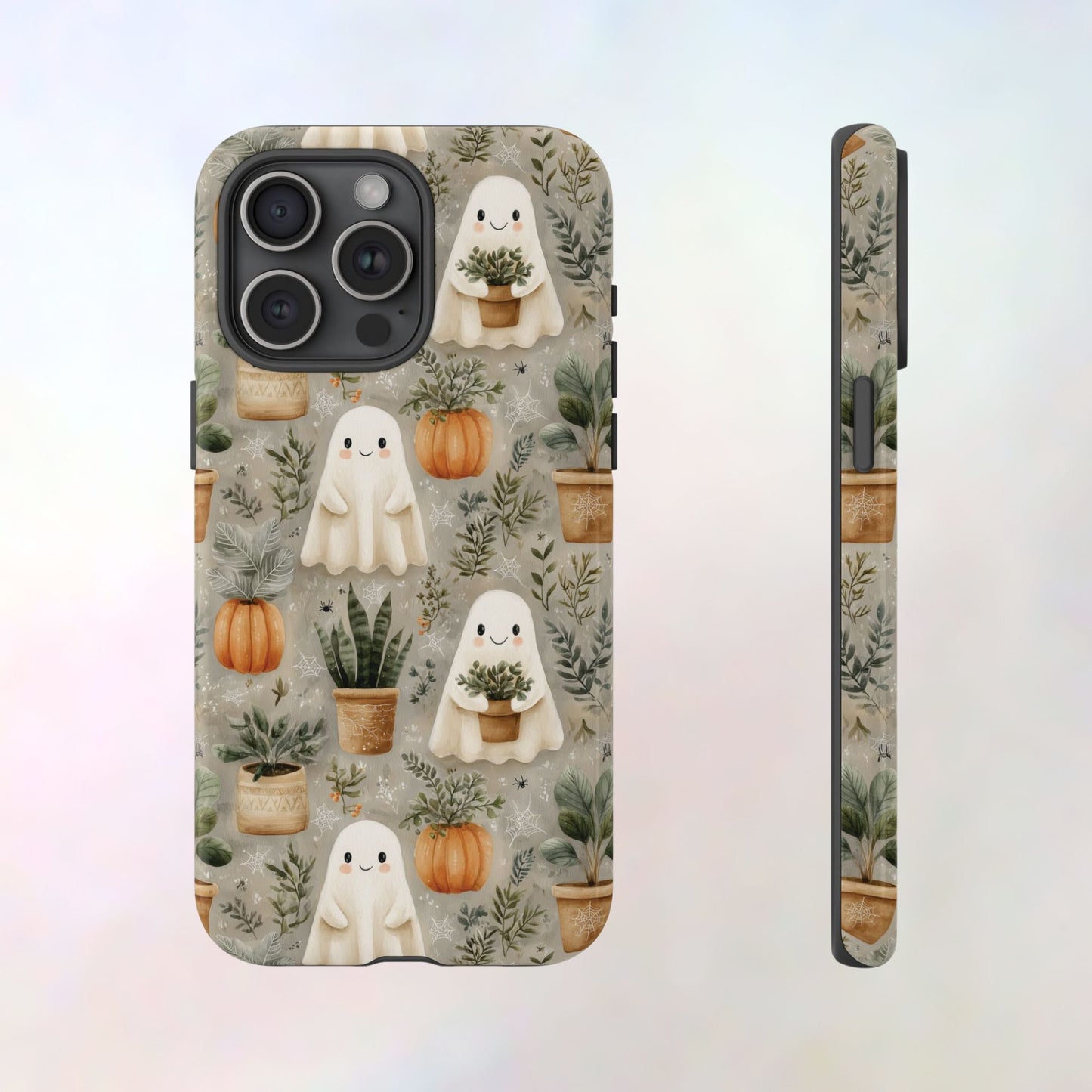Spooky Plant Mom Phone Case – Haunted House Plants Halloween Cover for iPhone, Galaxy, Pixel