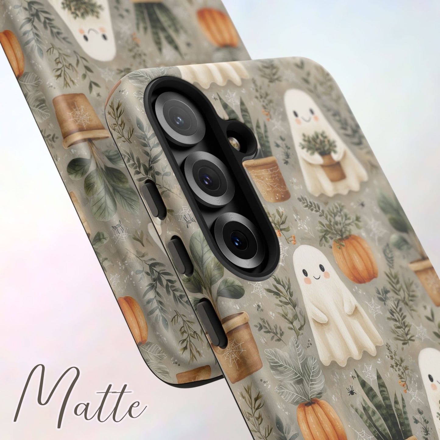 Spooky Plant Mom Phone Case – Haunted House Plants Halloween Cover for iPhone, Galaxy, Pixel